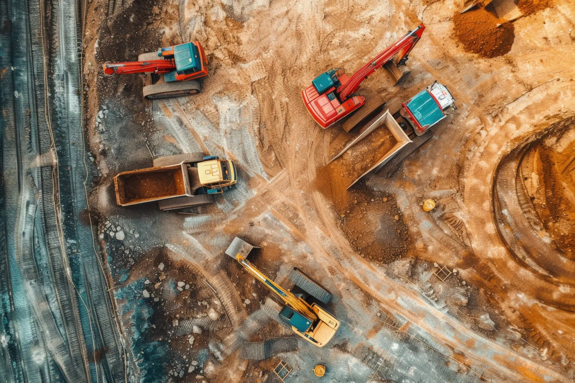 Squadra Unimpresa in cantiere